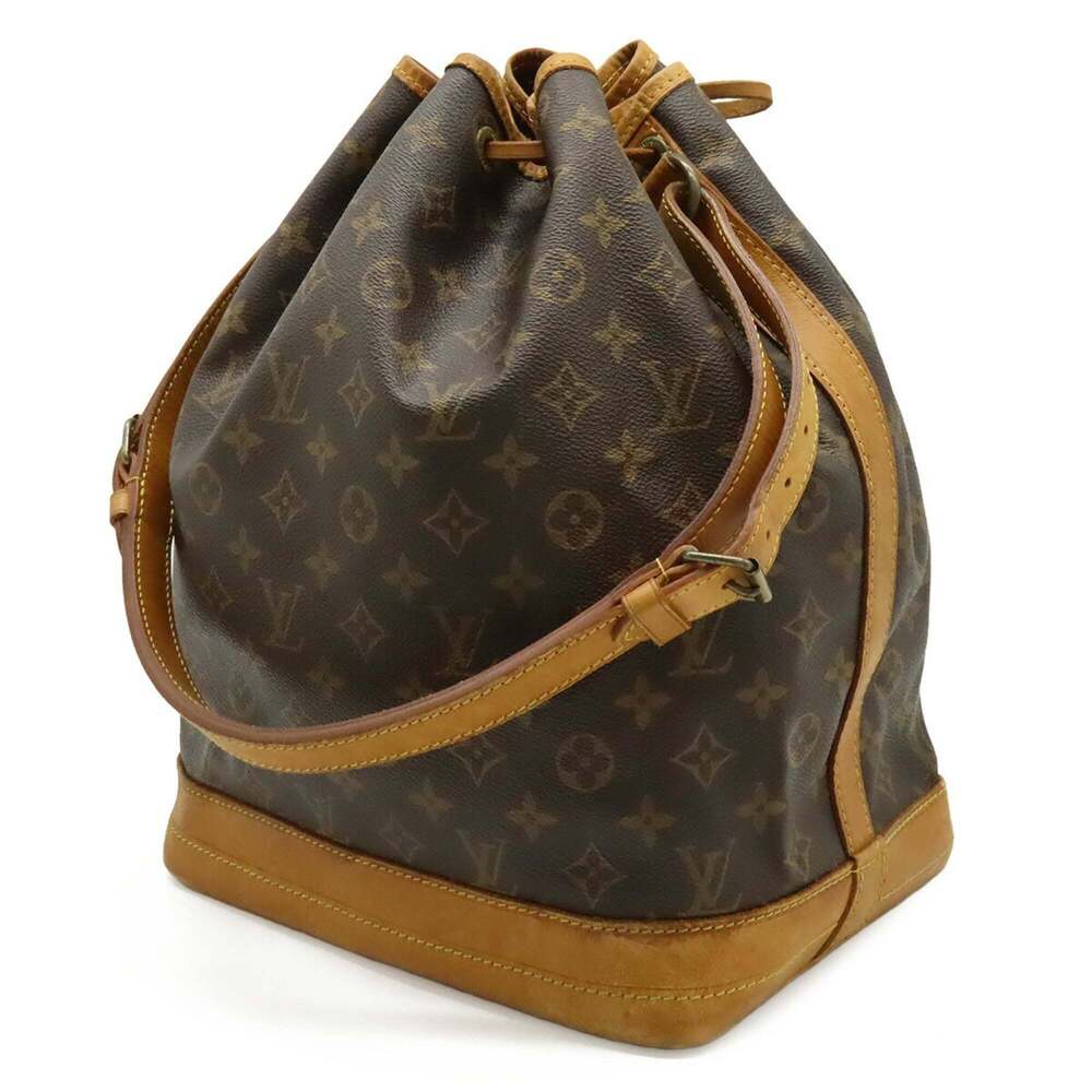 LOUIS VUITTON Brown Monogram Noe Shoulder Bag - Picture 3 of 9